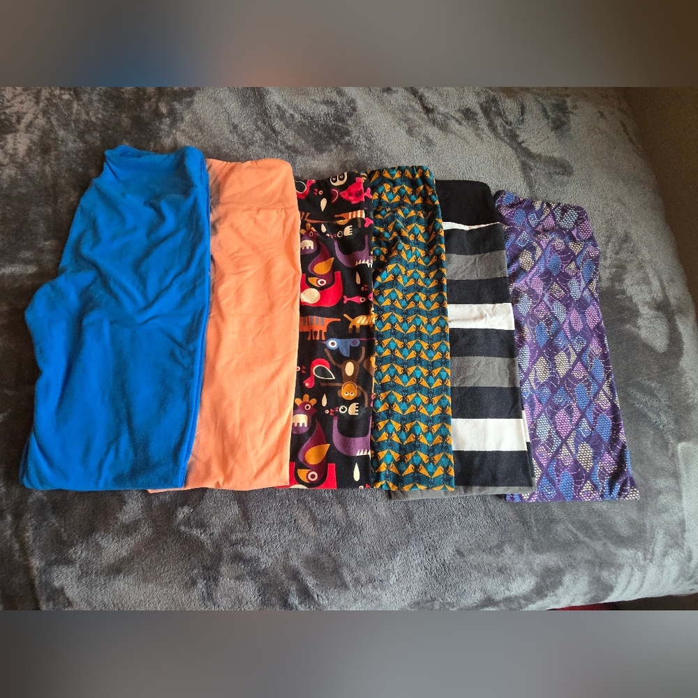 Colorful Patterned Leggings Set